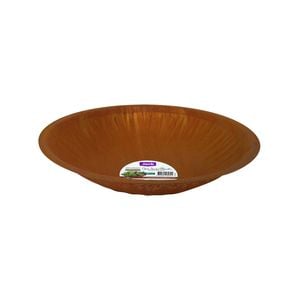 Jack 40 x 40 x 15cm Round Oxy-Shield Cafe Metal Bowl Planter