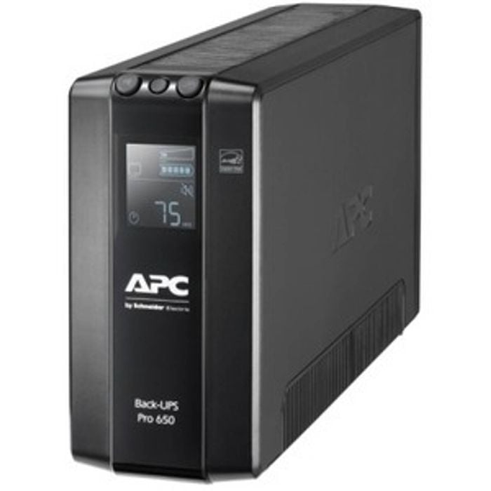 APC by Schneider Electric Back-UPS Pro BR650MI UPS Tower - 650VA - Rechargeable