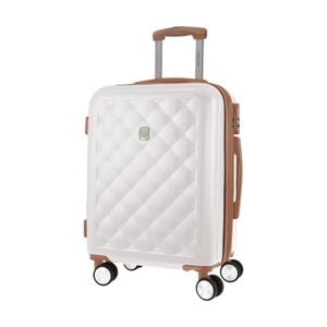 Pierre Cardin 4 Wheel Cabin Hard-shell Tsa Lock Travel Luggage 54cm White