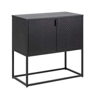 Modern Furniture NEWTON 2 Door Sideboard 82cm - Black