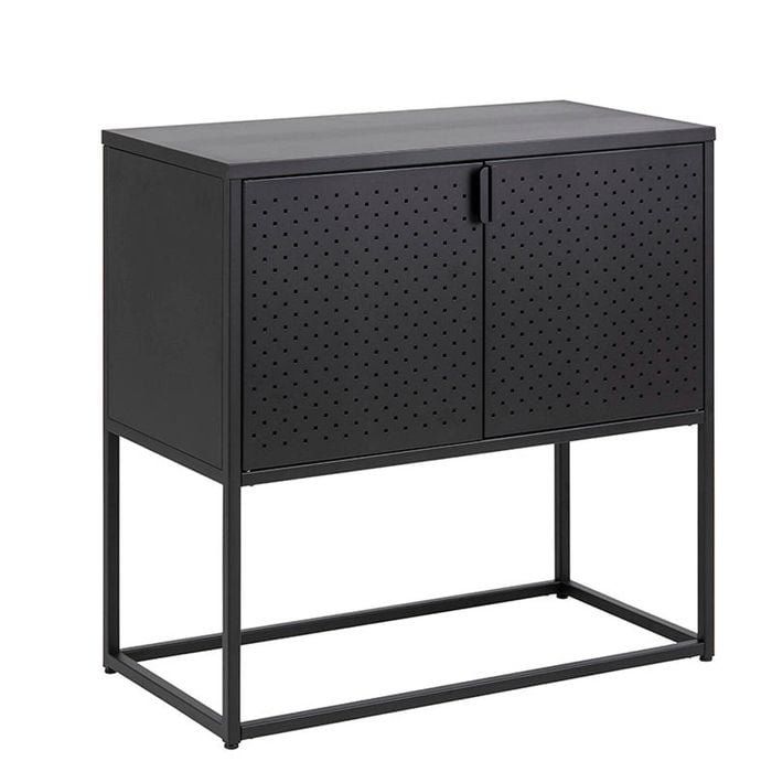 Modern Furniture NEWTON 2 Door Sideboard 82cm - Black