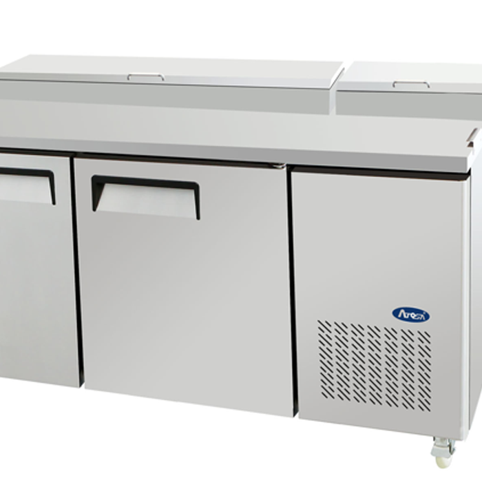 Atosa 2 DOOR PIZZA PREP TABLE FRIDGE 1702 MM MPF8202