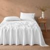 Natural Home Vintage Washed Hemp Linen Sheet Set White - King Bed
