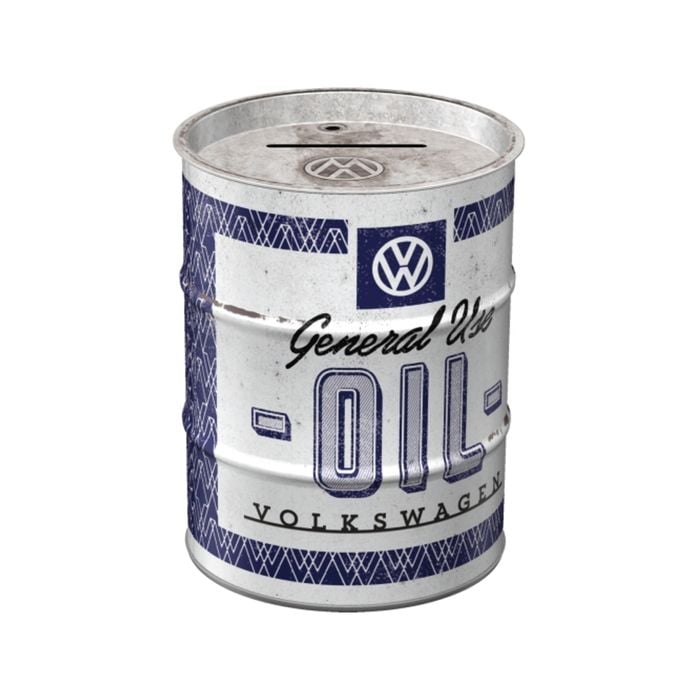 Nostalgic-Art Money Box Oil Barrel VW General Use Oil
