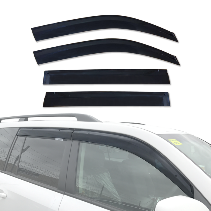 AUSGO Injection Weather Shields For Lexus LX570 / LX450d 2008-2021 Weathershields Window Visors Wind Deflectors