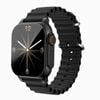 FitSmart Elite XL Smartwatch with AMOLED Display GPS Waterproof Black