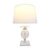 Lvd Ceramic White Pineapple Textured Base Table Lamp Home Decor 38x38x56cm