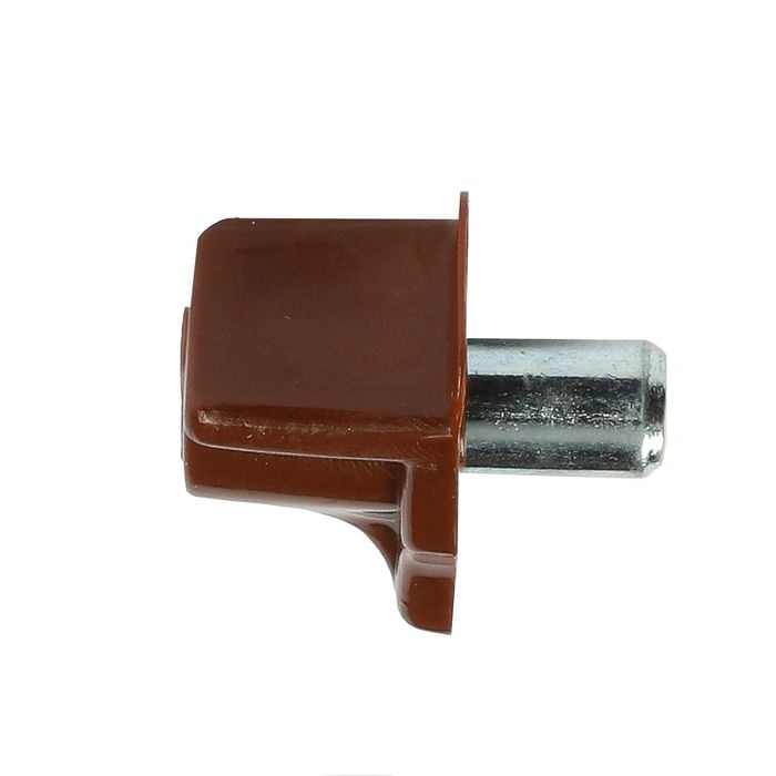 Hafele Brown Plastic Shelf Support - 24 Pack
