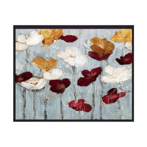 Artey | November Garden I - Framed Canvas - Black Frame - 100 x 125cm