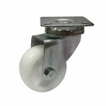 MoveIt 50mm 40kg White Polypropylene Swivel Plate Castor
