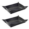 2PK Grand Fusion Leakproof Non-Stick BBQ Grill Mat Liner 30x40cm - Black