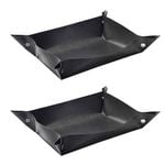 2PK Grand Fusion Leakproof Non-Stick BBQ Grill Mat Liner 30x40cm - Black