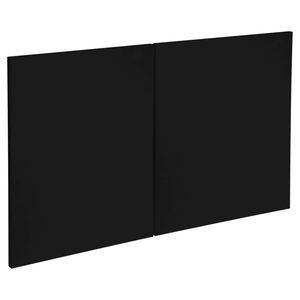Kaboodle 1000mm Blackberry Modern Fridge Cabinet Doors - 2 Pack