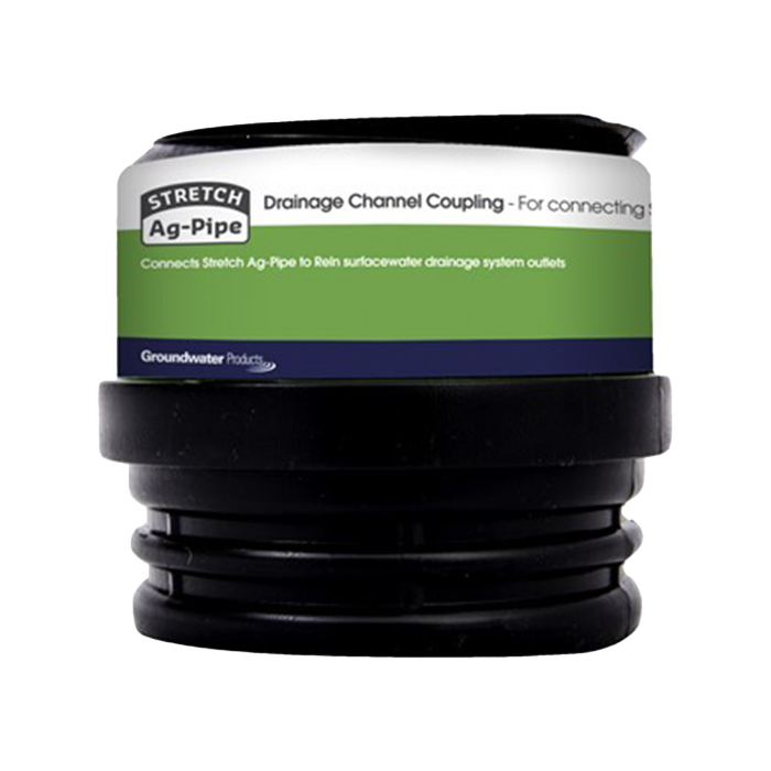 Reln Stretch Ag-Pipe 100mm Drainage Channel Coupling