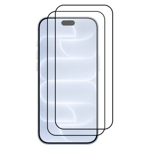 2 Pack MEZON Apple iPhone 18 Pro (6.3") Full Cover Tempered Glass Screen Protectors