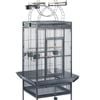 Yes4pets 174 Cm Large Bird Budgie Cage Parrot Aviary With Metal Tray And Wheel Skirt