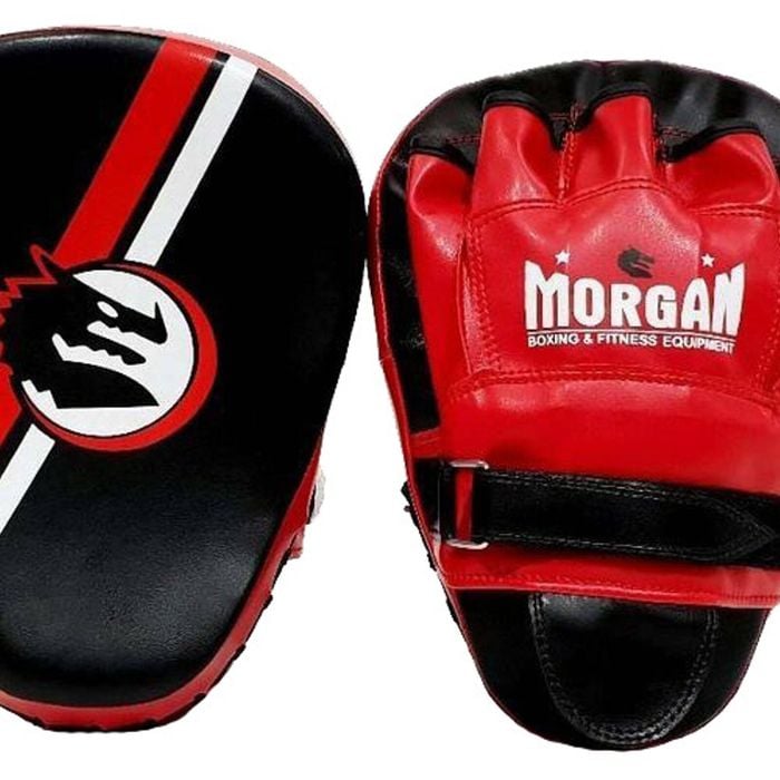 Morgan V2 Classic All Purpose Pre-bent Focus Pads (pair) [black/red]