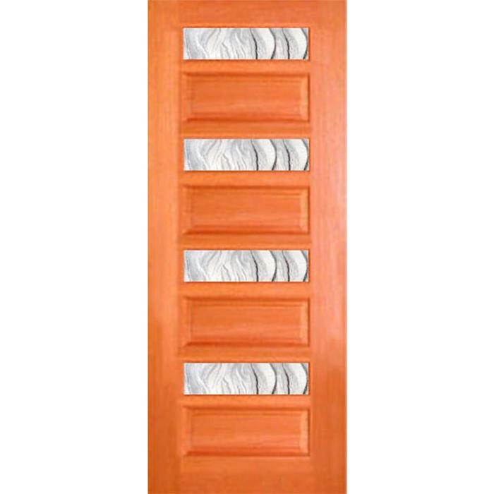 Woodcraft 2040 x 820 x 40mm Entrance Door F11 Glazed Glass SLG068