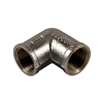 Brasshards 15mm Female / Female Chrome Plated Brass Elbow