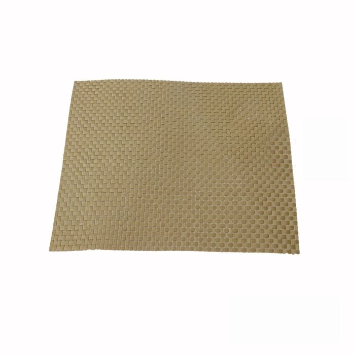 Choice 4 Pieces of Woven Table Placemats Pale Gold