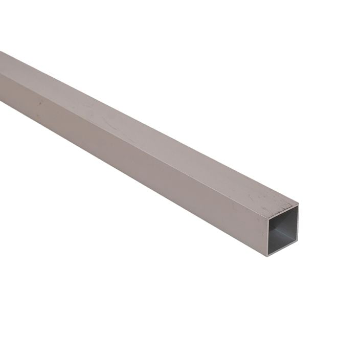 Rapid 25.4 x 25.4 x 1.2mm x 90cm Silver Anodised Aluminium Connectable Square Tube