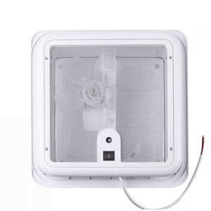 RV Essentials Caravan Bathroom Hatch with Turbo Fan 320 x 320