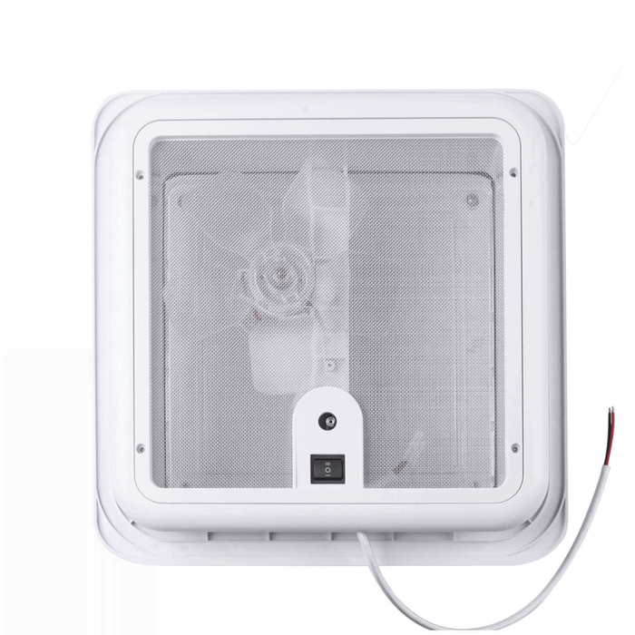 RV Essentials Caravan Bathroom Hatch with Turbo Fan 320 x 320