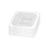 SOGA 1/6 GN Polycarbonate Food Pan Lids Clear 6 Pack
