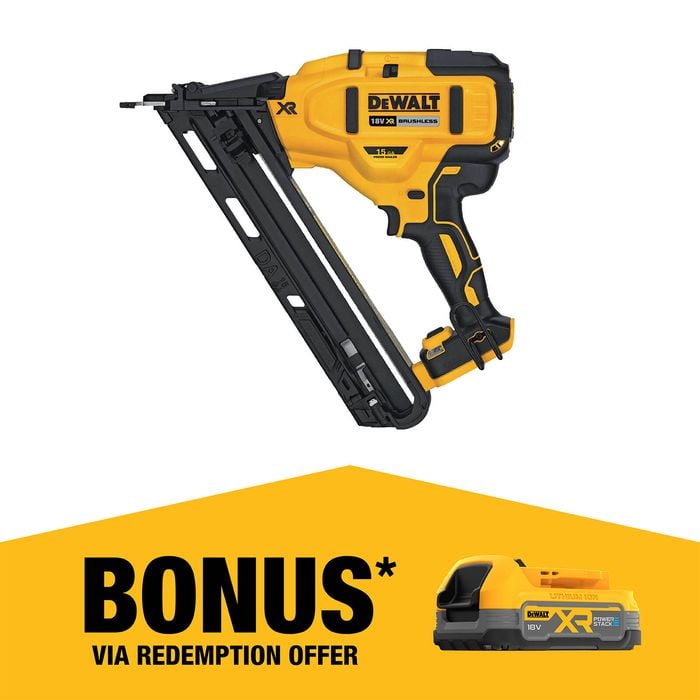 DeWALT 18V 15GA Brushless Finishing Nailer DCN650N-XJ - Skin Only