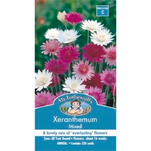 Mr Fothergill's Xeranthemum Mixed Seeds