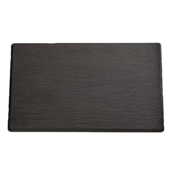 APS Slate Effect Melamine Display Platter GN 1/2 Dark Grey 325x265mm