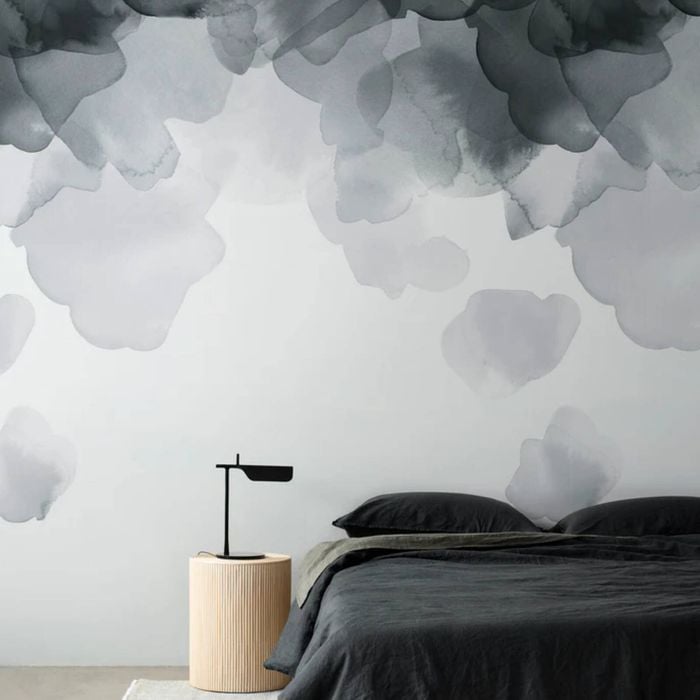 Wallpaper Trader Bloom, Charcoal