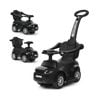 Costway 3-in-1 Kids Ride On Push Car Sliding Car Toy - Black