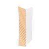 Porta 92 x 18mm x 2.7m Primed FJ Pine Bevelled Architrave and Skirting