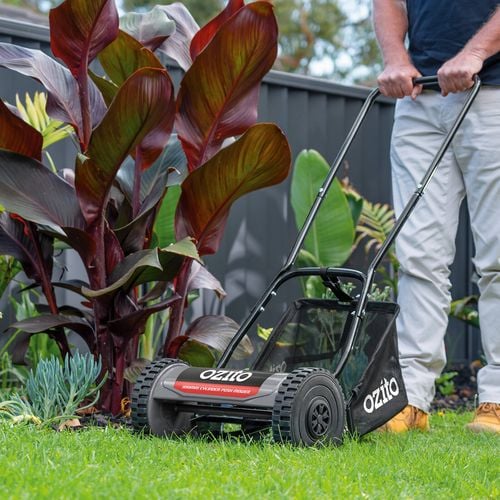 Ozito 300mm Cylinder Push Mower CPM 300C Bunnings Australia