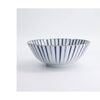 Tokyo Design Ramen Bowl Blue Tokusa Stripe Microwave Dishwasher Safe 21x8cm