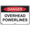 Pinnacle 300 x 200mm Poly Danger Overhead Powerlines Sign