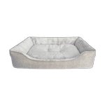 Art & Bob 81 x 61cm Linen Look Faux Fur Lounger