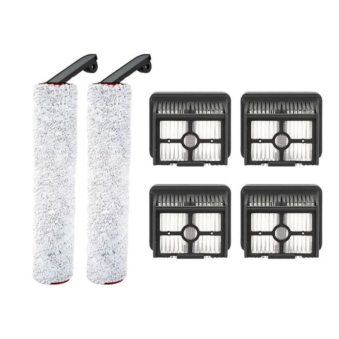 iDeer Life [6PK] Replacement (4 Filter+2 RollingBrush) Compatible Dreame H12 Pro
