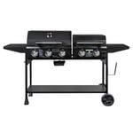 Gas BBQ 5 Burner Combo Grill