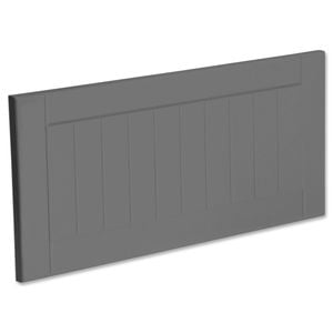Kaboodle 600mm Smoked Grey Country 1 Drawer Panel