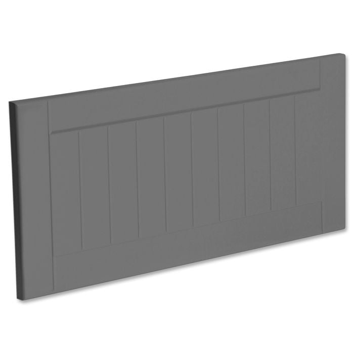 Kaboodle 600mm Smoked Grey Country 1 Drawer Panel