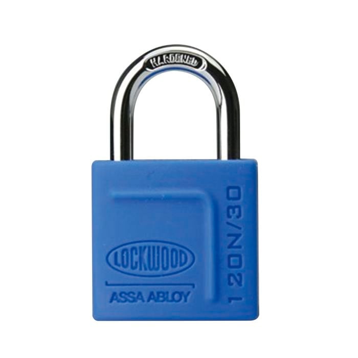 Lockwood 30mm 120N Series Padlock, 18mm Shackle, with Silicone Jacket