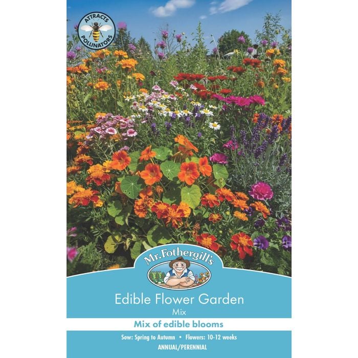 Mr Fothergill’s Edible Flower Garden Mix Seeds