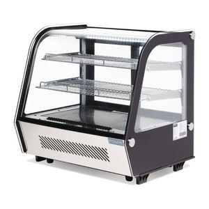 Polar G-series Energy Efficient Countertop Food Display Fridge Black 120ltr - Gp292-a