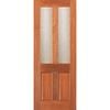 Woodcraft 2040 x 820 x 40mm Entrance Door Cass Diamond Safety Glass