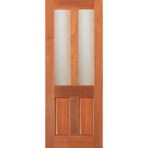 Woodcraft 2040 x 820 x 40mm Entrance Door Cass Diamond Safety Glass