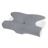 DreamZ Neck Pillow Ergonomic 5-Zone Memory Foam for Side Sleepers Grey