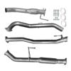 Ignite Exhausts Turbo Back For Nissan D23 Navara Series 5 Np300 3" Cat & Hotdog Raw Aluminised Steel