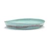 Serax Feast Ottolenghi Salad Bowl Azure w/ Red Stripes 36x6cm